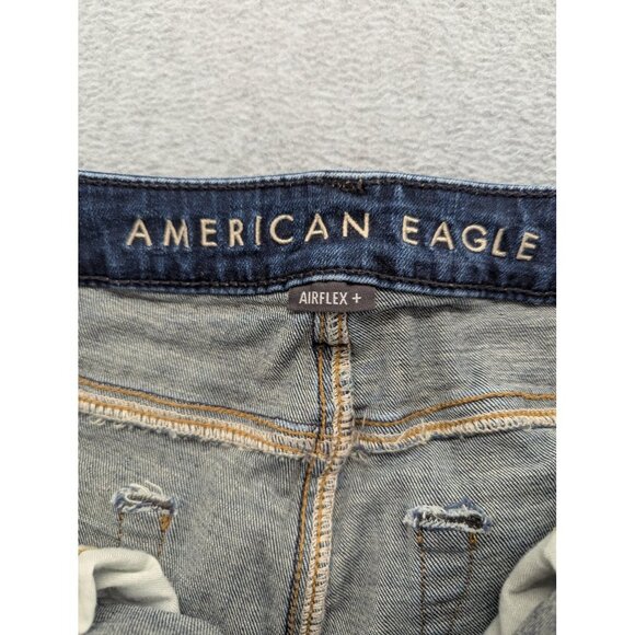 American Eagle Jeans Mens 32x34 Blue Original Bootcut AirFlex+ Stretch Denim - Picture 12 of 15